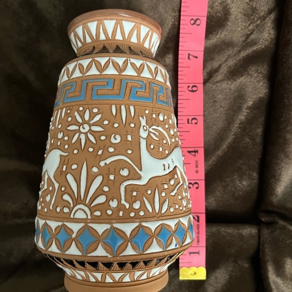 Neofitoy Keramik Handmade Vase Rhodes Greece Numbered Vintage - Picture 6 of 7